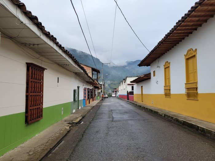 Village de Jardín dans la région du café en Colombie